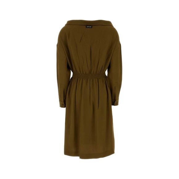 Miu Miu Women Olive Green Sable Dress